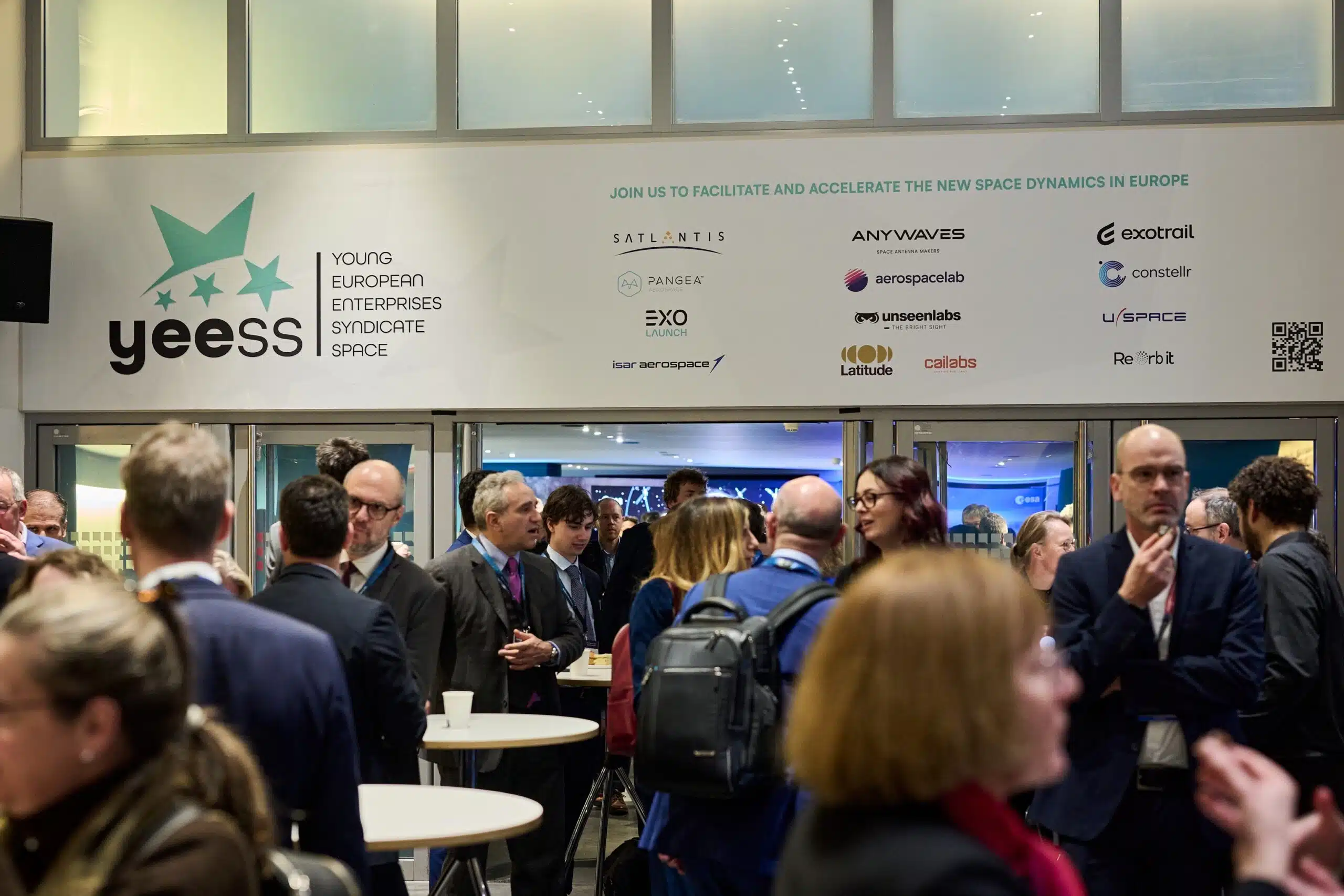 YEESS banner at the European Space Conference